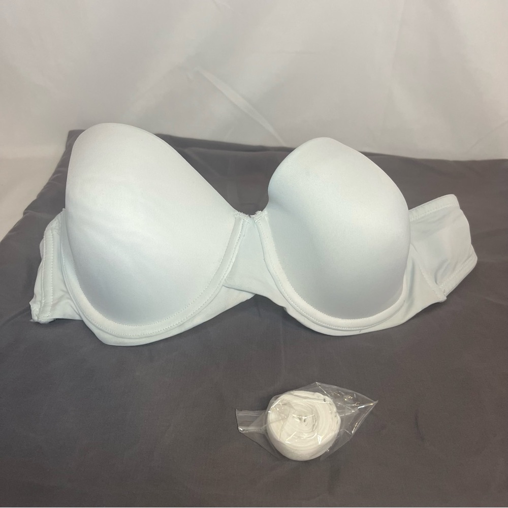 Maidenform Classic White Strapless Underwire Bra